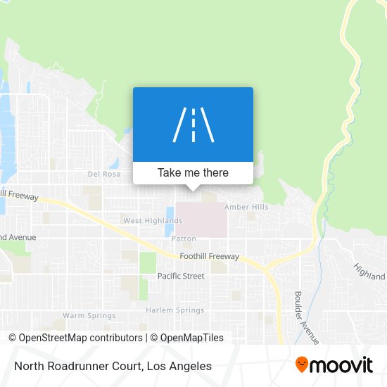 Mapa de North Roadrunner Court