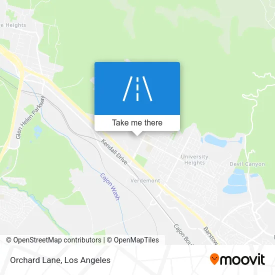 Orchard Lane map