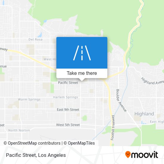 Mapa de Pacific Street