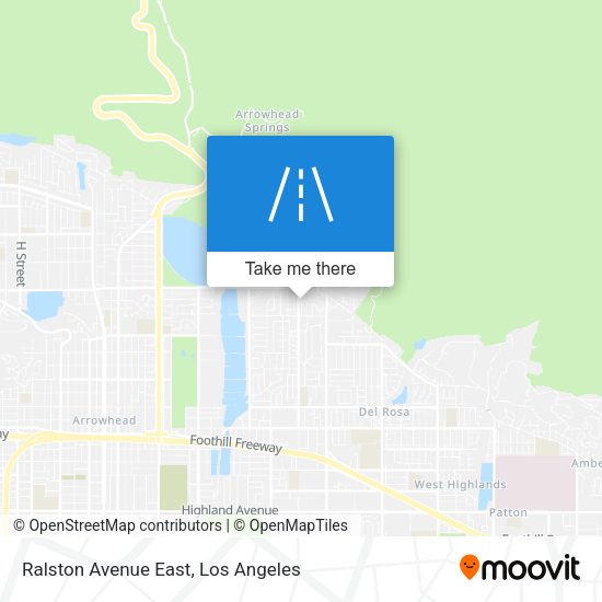 Mapa de Ralston Avenue East