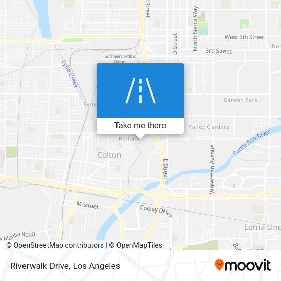 Mapa de Riverwalk Drive