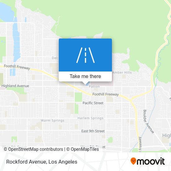 Mapa de Rockford Avenue
