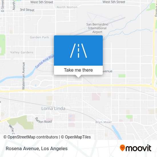 Rosena Avenue map