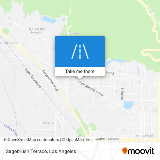 Sagebrush Terrace map