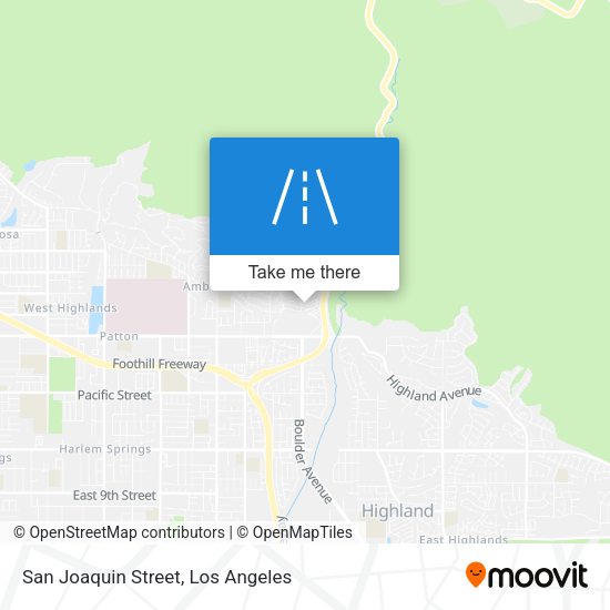 San Joaquin Street map
