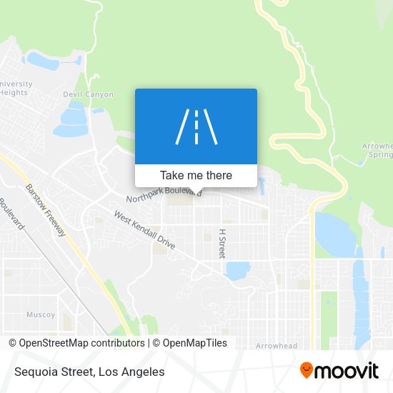 Mapa de Sequoia Street