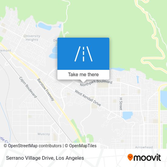 Serrano Village Drive map