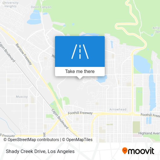 Shady Creek Drive map