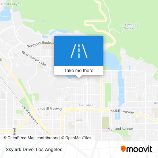 Mapa de Skylark Drive