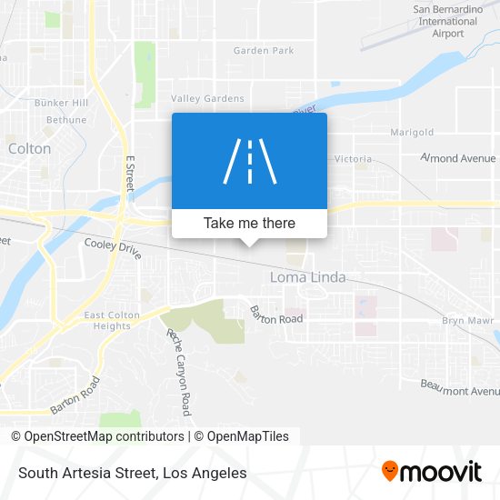 South Artesia Street map