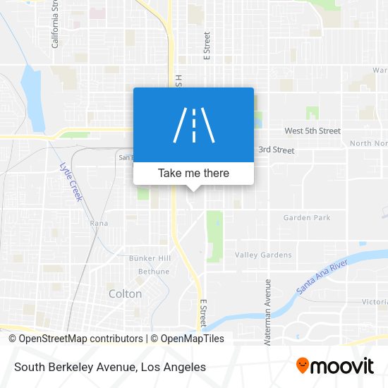 South Berkeley Avenue map