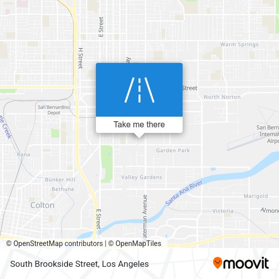 South Brookside Street map