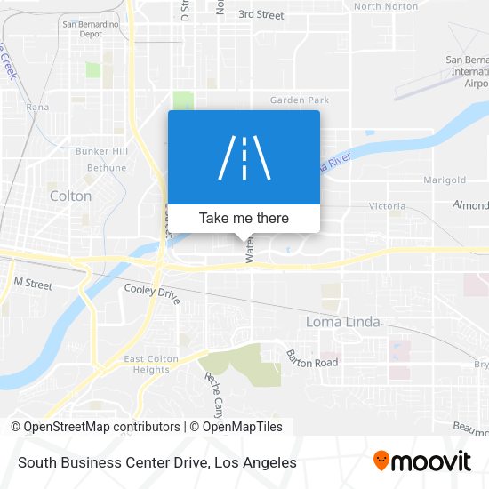 Mapa de South Business Center Drive