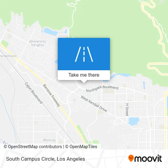 South Campus Circle map