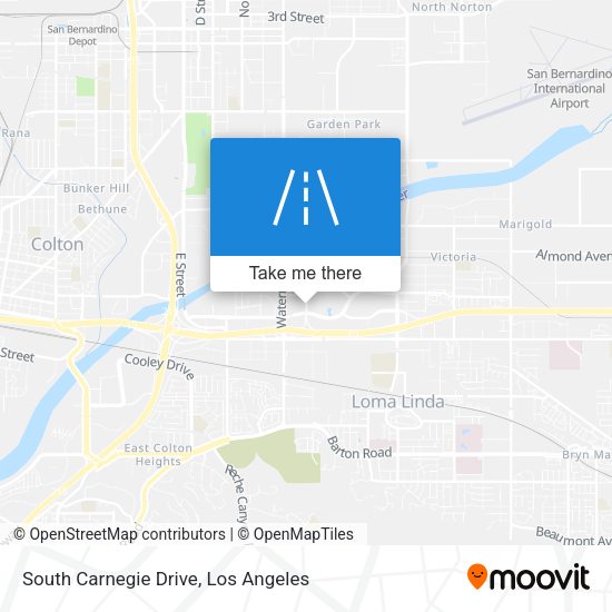 South Carnegie Drive map