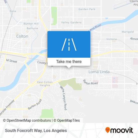 Mapa de South Foxcroft Way