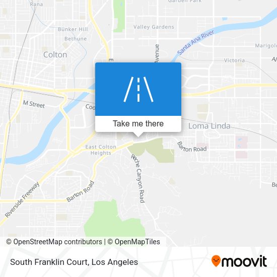 South Franklin Court map