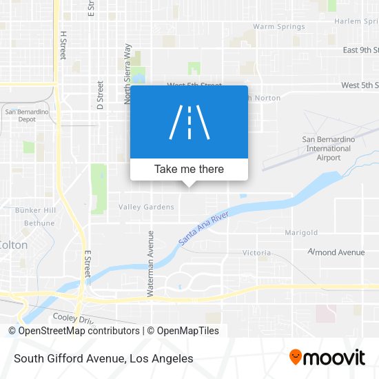 Mapa de South Gifford Avenue