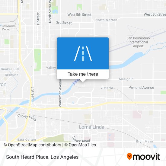 South Heard Place map