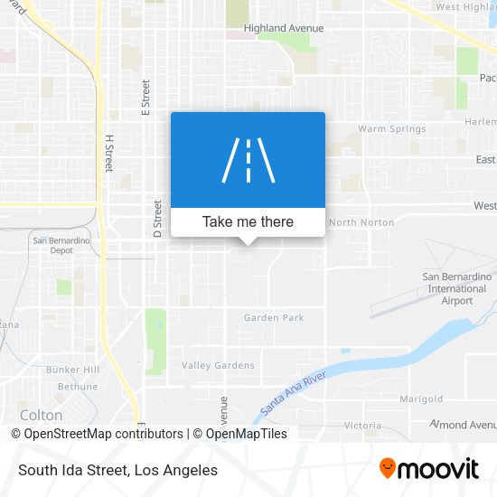 Mapa de South Ida Street