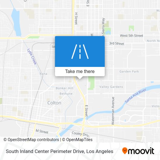 Mapa de South Inland Center Perimeter Drive