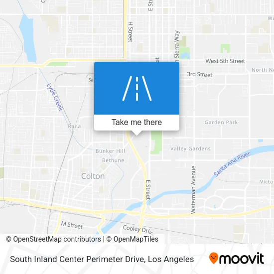 South Inland Center Perimeter Drive map