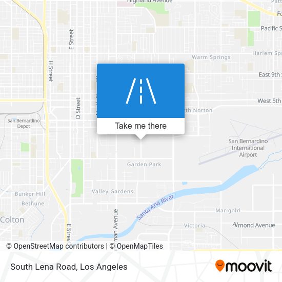 Mapa de South Lena Road