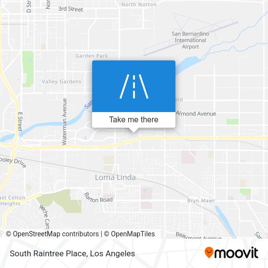 South Raintree Place map