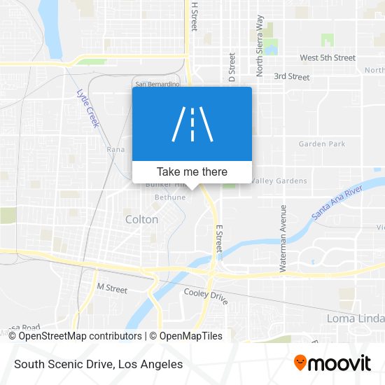 South Scenic Drive map