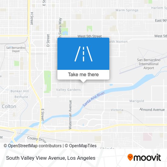 Mapa de South Valley View Avenue