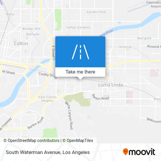 South Waterman Avenue map