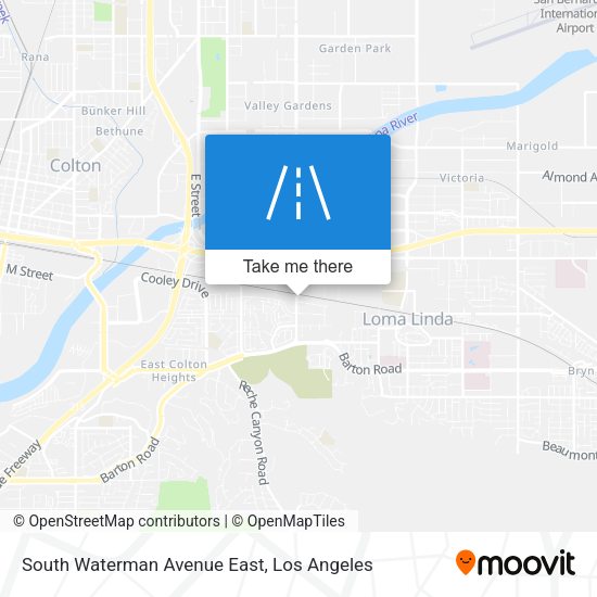 Mapa de South Waterman Avenue East