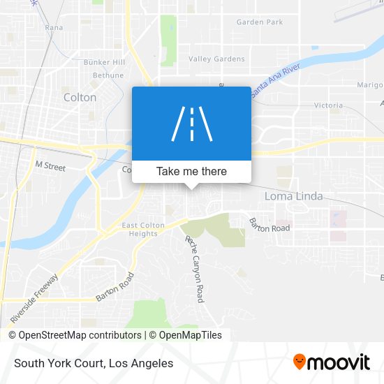 South York Court map