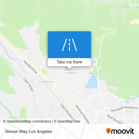 Steven Way map
