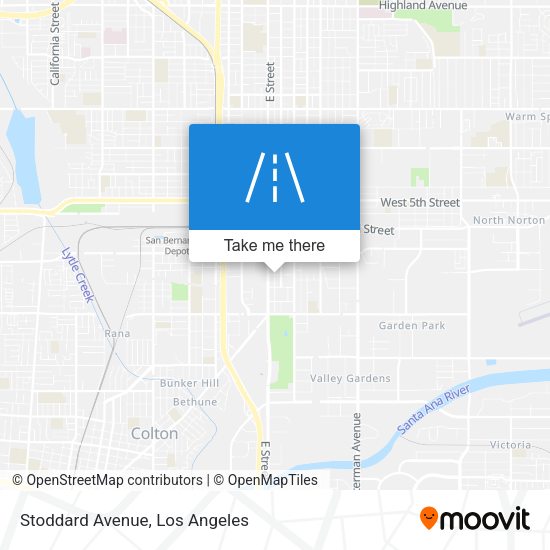 Mapa de Stoddard Avenue