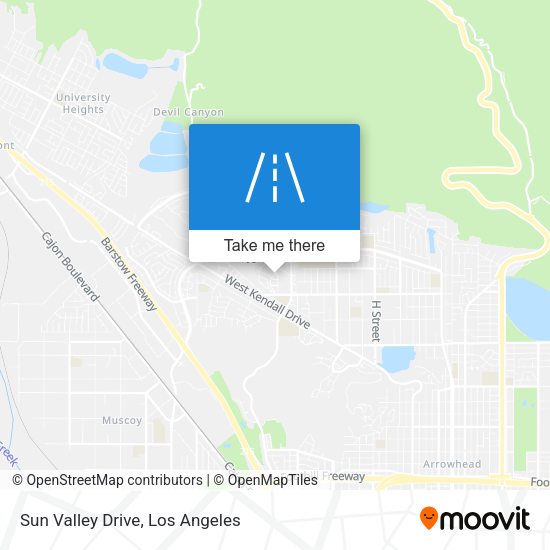 Sun Valley Drive map