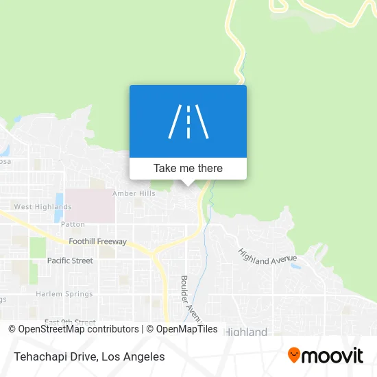 Tehachapi Drive map