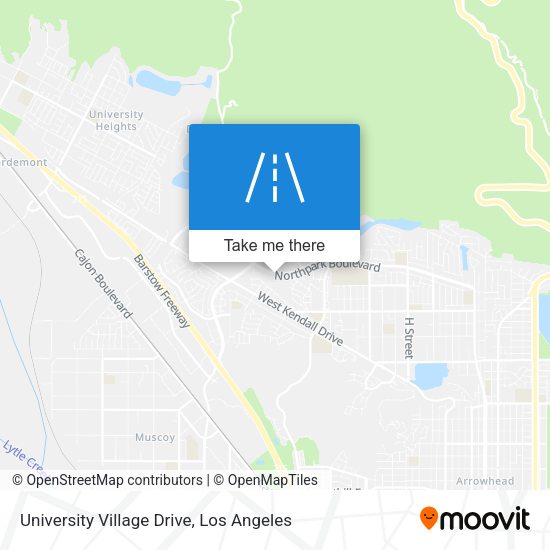 Mapa de University Village Drive