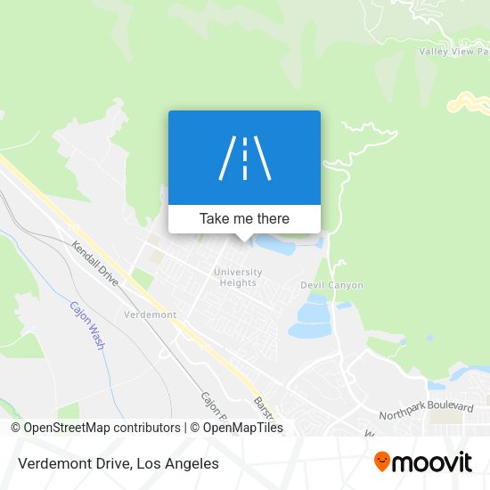 Verdemont Drive map