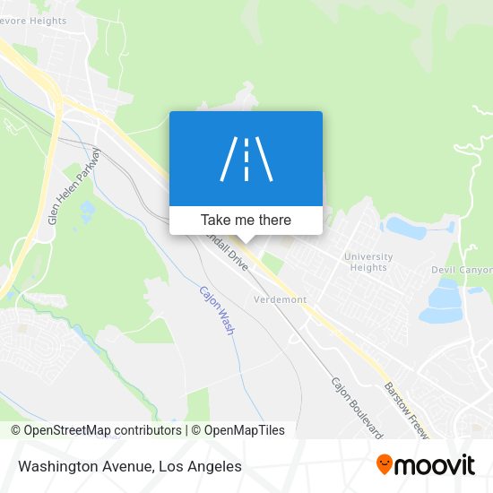 Washington Avenue map