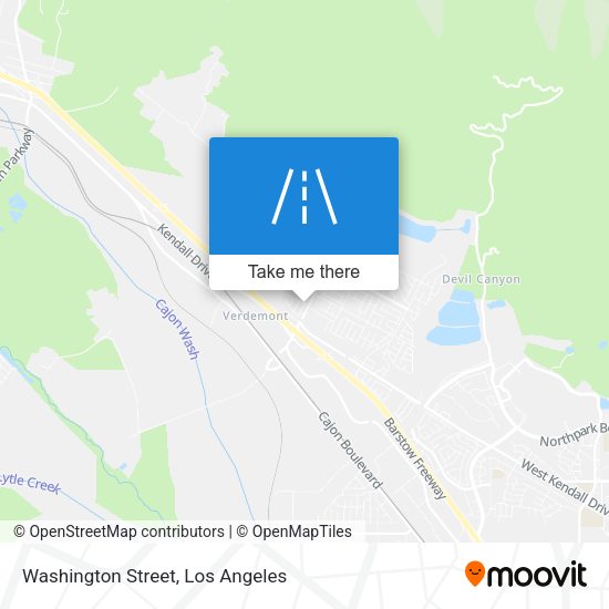 Washington Street map