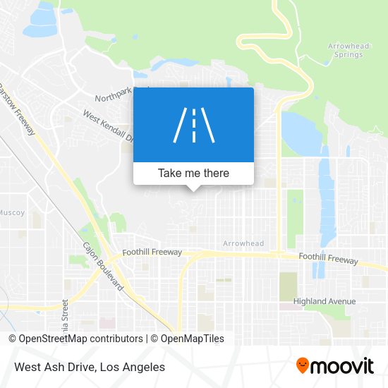Mapa de West Ash Drive