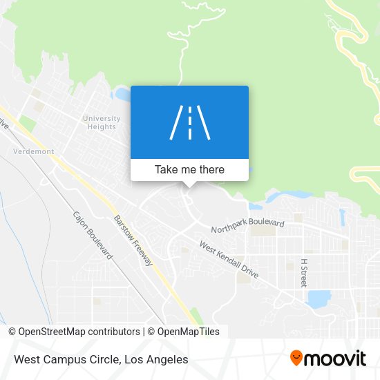 West Campus Circle map