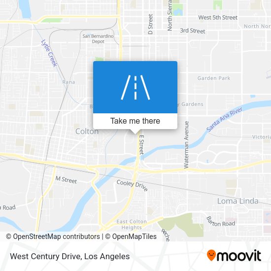 Mapa de West Century Drive