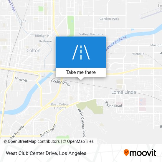 Mapa de West Club Center Drive