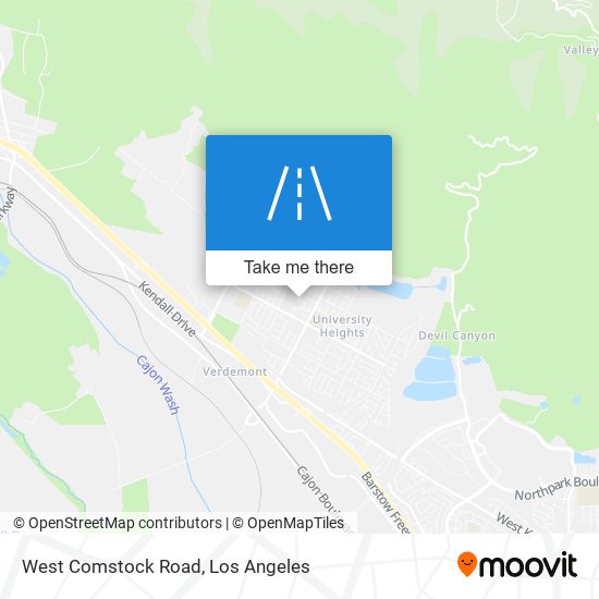 Mapa de West Comstock Road