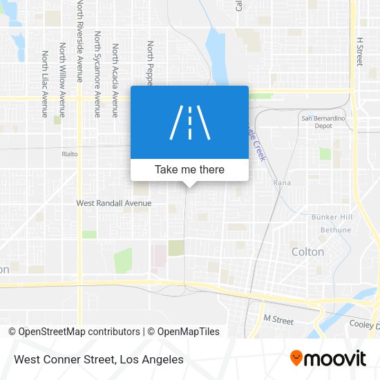 Mapa de West Conner Street