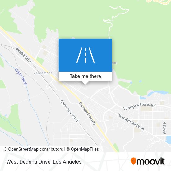 West Deanna Drive map