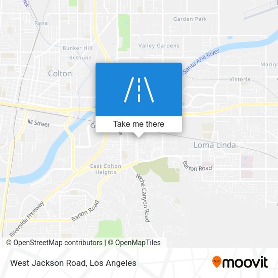 West Jackson Road map