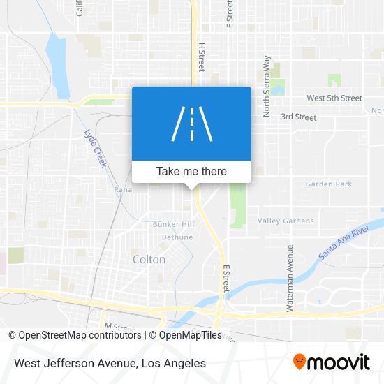 West Jefferson Avenue map
